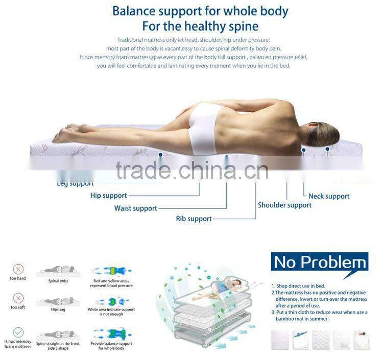 Queen Size Dual Layer massage mattress topper