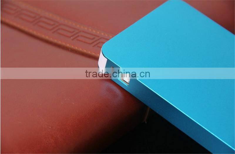 10000mah Aluminum shell portable mobile power supply shenzhen