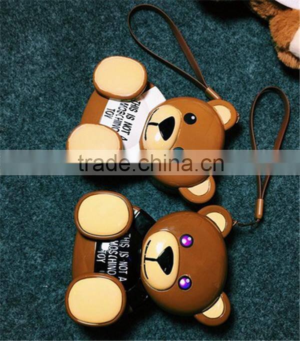 Toy type 12000mah usb portable power bank external battery