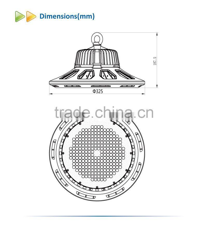 Outdoor Lighting IP65 UFO LED High Bay Light 160W
