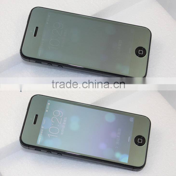 Hot blue film mobile phone accessory for iphone 5s screen cover glass protector