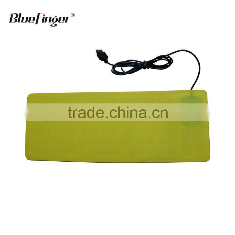 Custome USB wired portable folding silicon keyboard