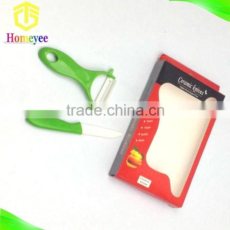 Wholesale 4 "imitation ceramic fruit knife peeler