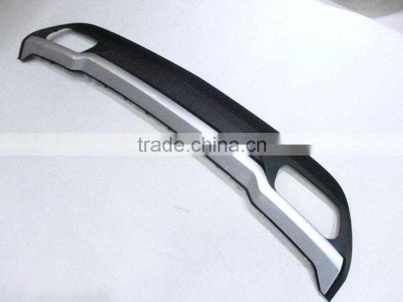 High quality A class w176 A45 design PP diffuser with muffler tips for MB A CLASS W176 A CLASS Sport Style rear bumper