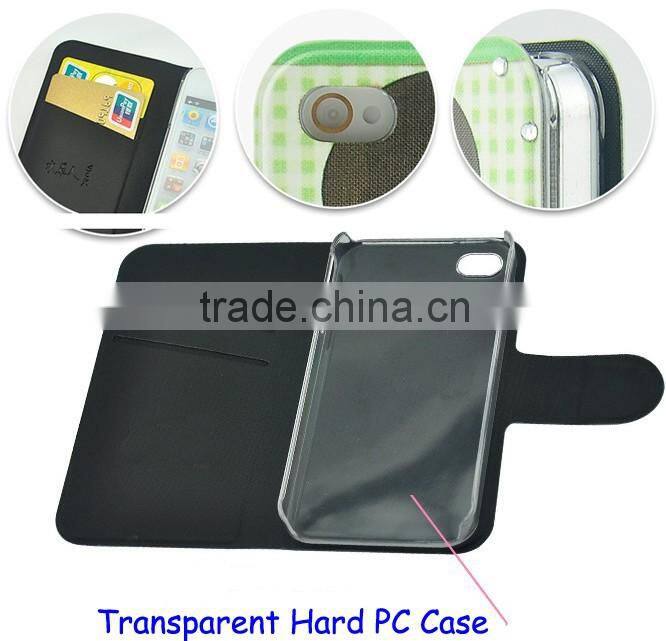 New products Book Wallet Case for huawei ascend P7