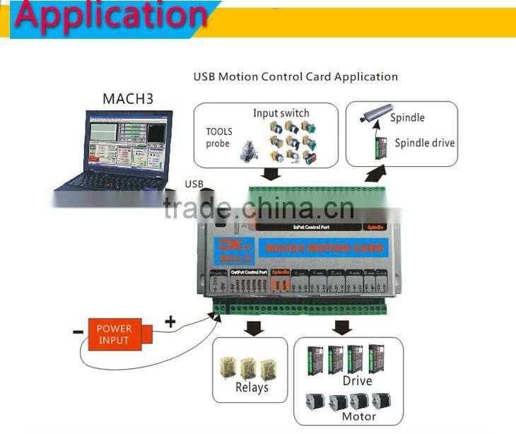 3 Axis mach3 CNC breakout board CNC motion controller card Stepper motor driver