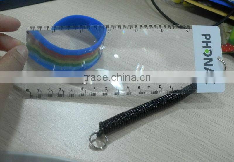 Custom design card size pvc magnifier / pvc business card