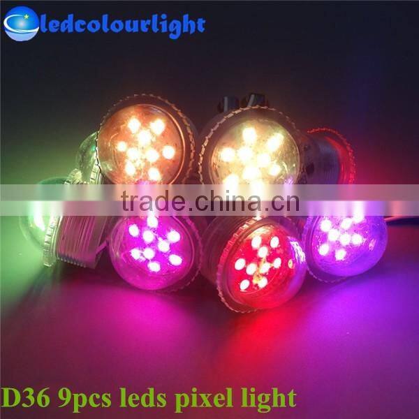 36mm LED pixel lights with 6PCS/9PCS leds