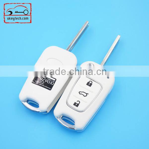 Best price 1 button remote Renault Key Case with big battery keys valeo