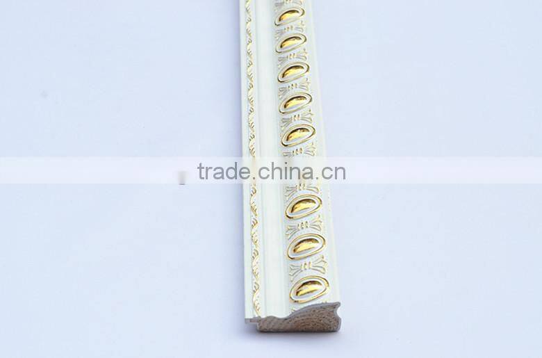 white gold photo frame moulding&stick