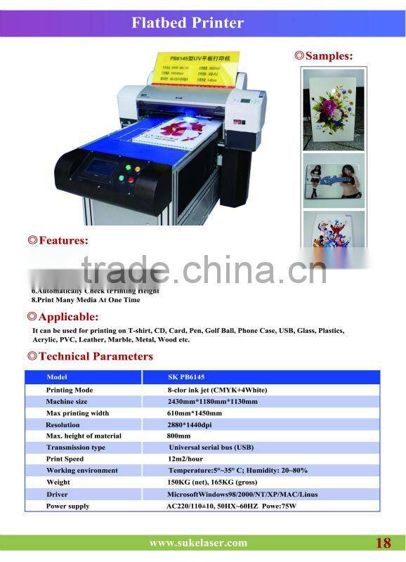 Digital Flatbed UV Printing Machine