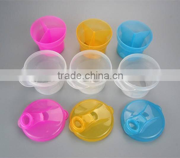 Three Compartment Baby Formula Container,Portable Milk Formula Dispenser