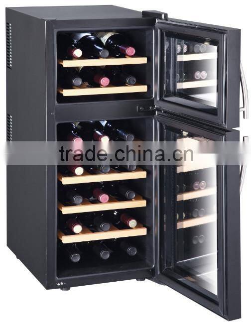 Black color wine refrigerators cabinets wood rsheleves refrigerator cabinet for french