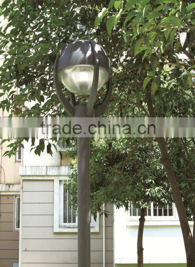 floor lamp IP65 Solar Powered Street Lights steel pole clamps Die-casting Aluminum