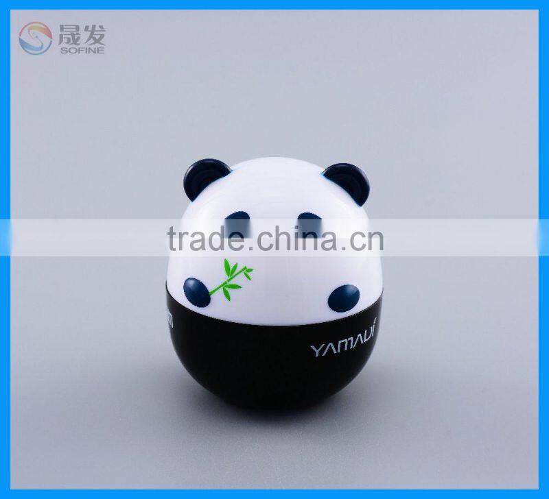 Panda shapes hand cream container