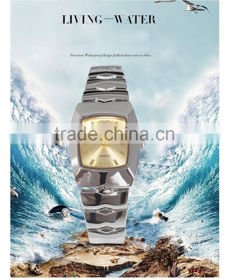 High bright diamond metal band rose / gold silver color fashion avon quartz lady watches Jewelry clasp wrist watch