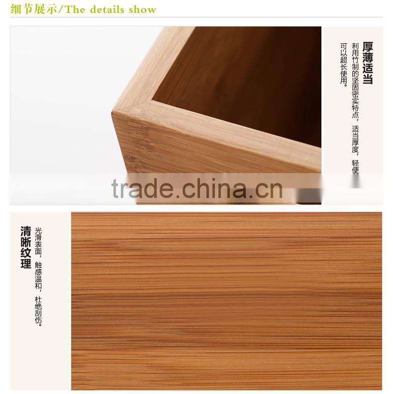 Practical Natural Made Bamboo Product Office Storage Bamboo Box