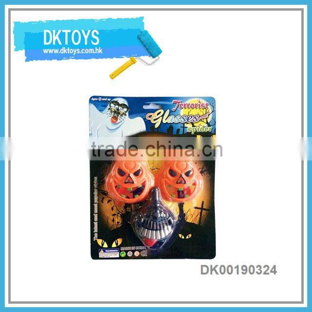 Festival Pumpkin Shape Funny Plastic Halloween Glasses With Mouse