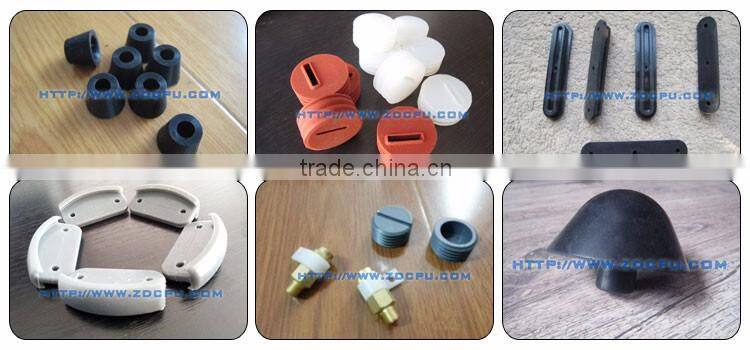 Customized injection molding round silicone caps