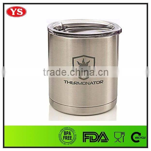 12oz 18/8 double wall stainless steel vacuum travel mug