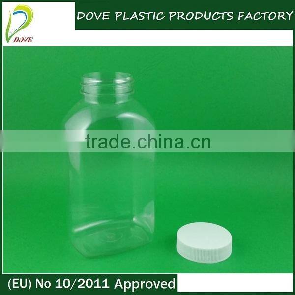Cheap wholesale water available screw cap 500ml plastic pet transparent bottle