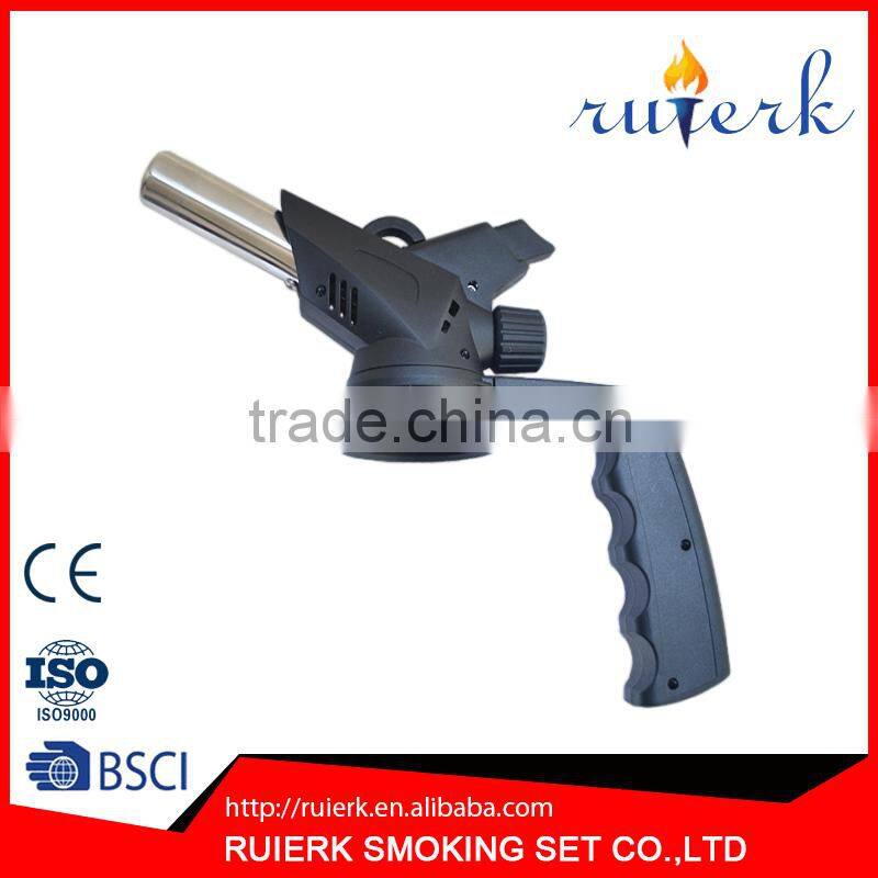 Flamethrower Outdoor Gas Torch Butane Burner Auto Ignition Iron Gun for Soldering Camping Welding Flamethrower BBQ Cake EK-5502