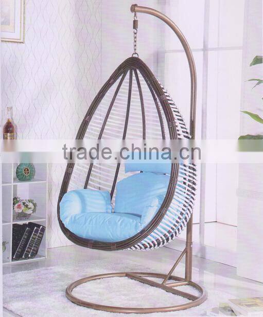 Rattan wicker patio swing chair hanging swing chair