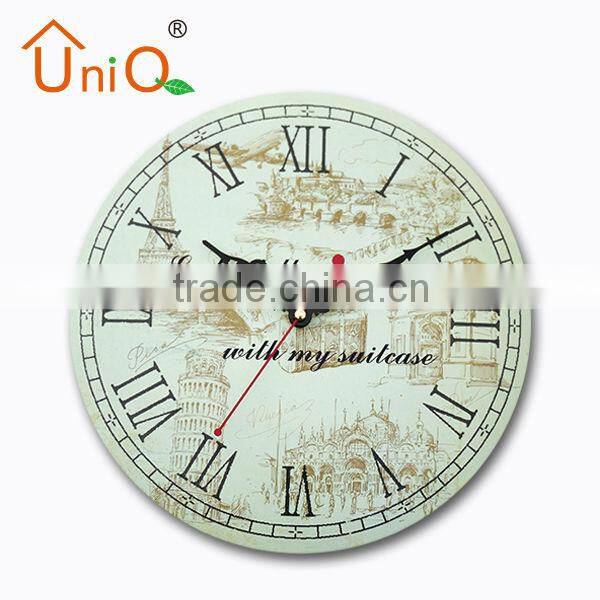 3d stereoscopic metal wall clock