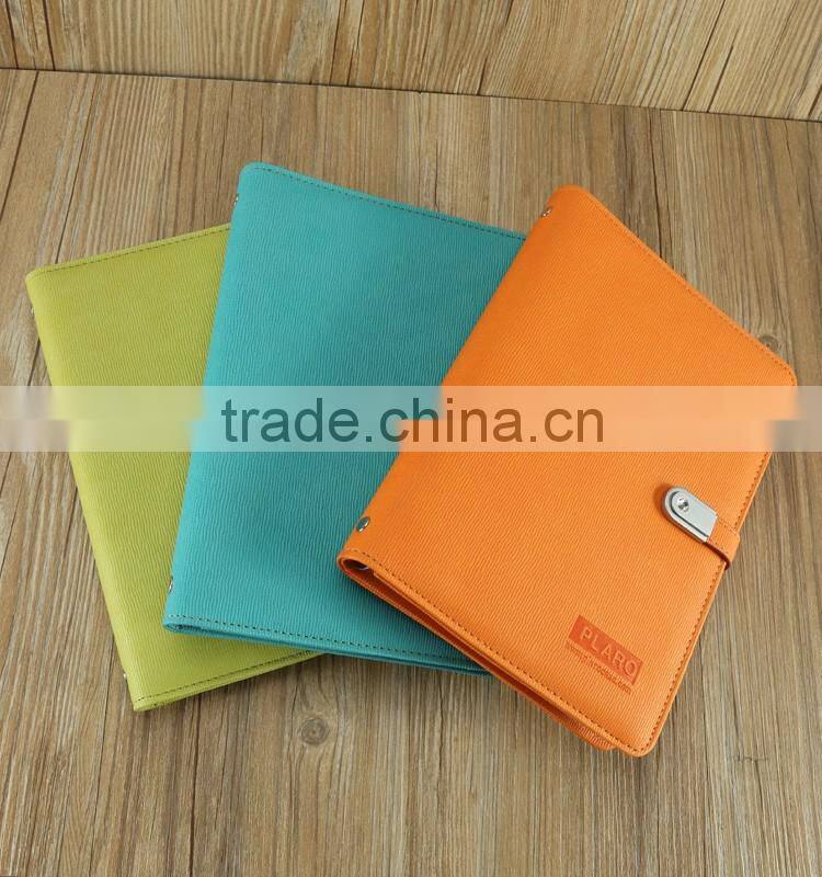 A5 PU leather notebook with elastic band Custom logo notepad