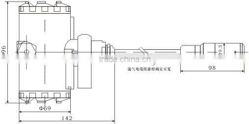 MPT421 submerged digital water level transmitter