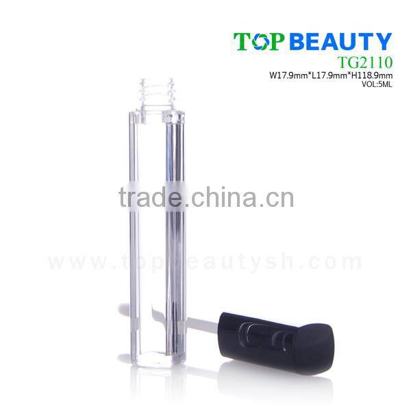 TG2110 - 5ml Square Clear Plastic Unique Lip Gloss Packing