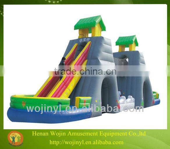 Giant inflatable super mario slide for adult/giant slip and slide