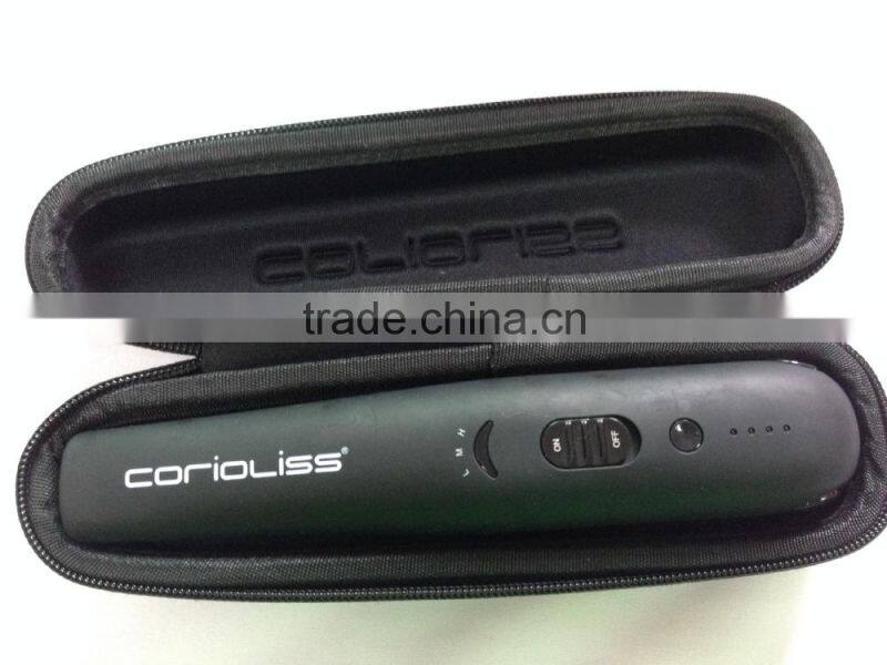 Black color pastic hair curler packing eva case