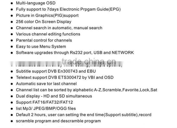 best FYHD HD C-800 E With EPG Chinese 800c cable FYHD800 TV Receiver for Singapore FYHD800C