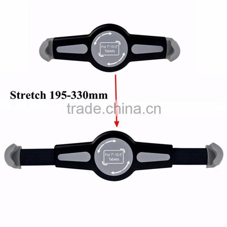 Moveable 360 Degree Rotating Unviersal Headrest Tablet PC Car Holder