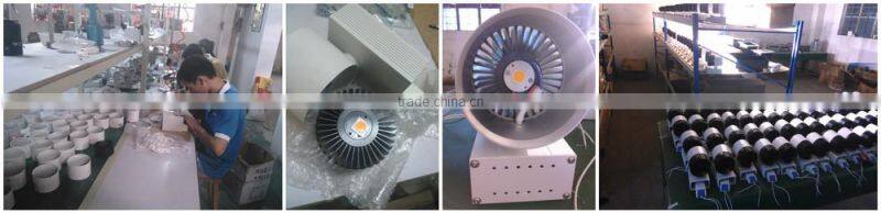 CE RoHs FCC cob dimmable 30W led track light for museum