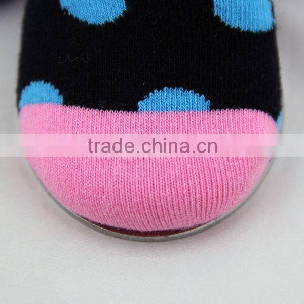 GSB-01 2015 Hot sell anti-slip custom baby socks wholesale with dots design