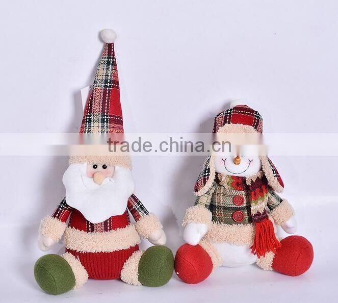 Cute Christmas Santa Claus's Cloth plush toy doll mascot