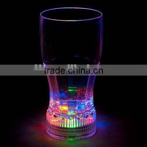 wholesale Plastic led flashing cup, led cola cup for wedding decoration