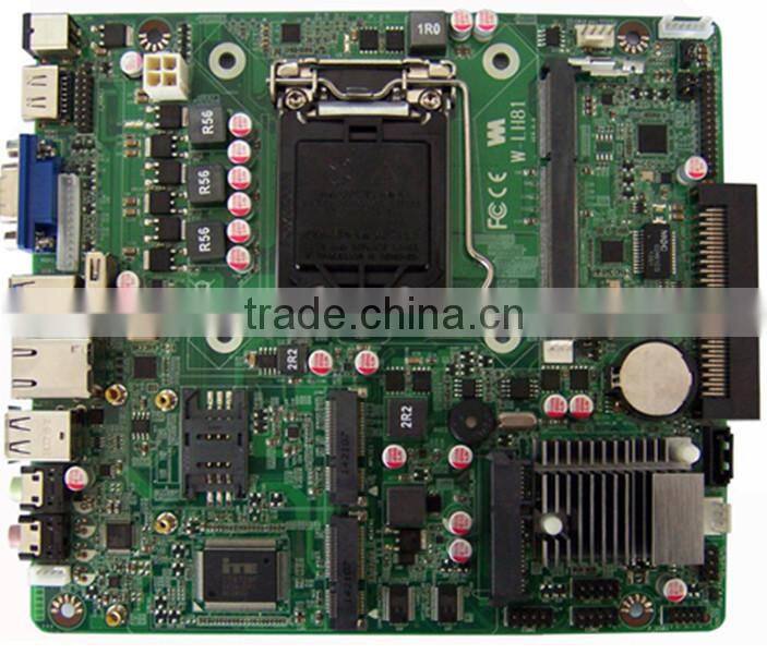 Intel Celeron 1037u with CPU on board laptop industrial motherboard for Mini - ITX DDR3 VWM-1037UW