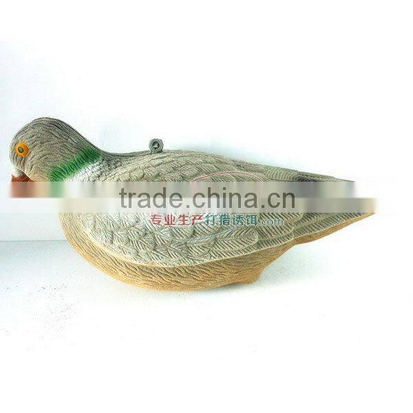 Half a piece of plastic flocking pigeon for garden decoration