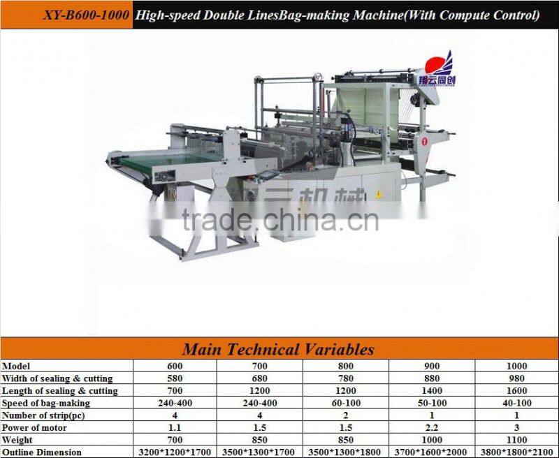Plastic T-shirt Bag Making Machine For Sale, Plastic Bag Making Machine Line,Small Plastic Bag Making Machine
