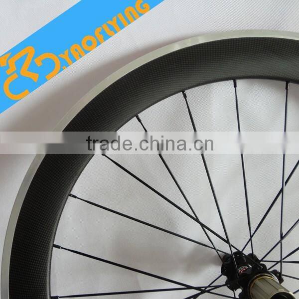 Tubular 50mm carbon road bike wheel light weight wheel with hub