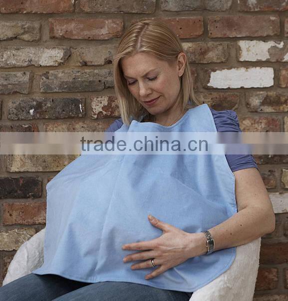 OEM top quality black denim snow wash with embroidery jeans apron shawl