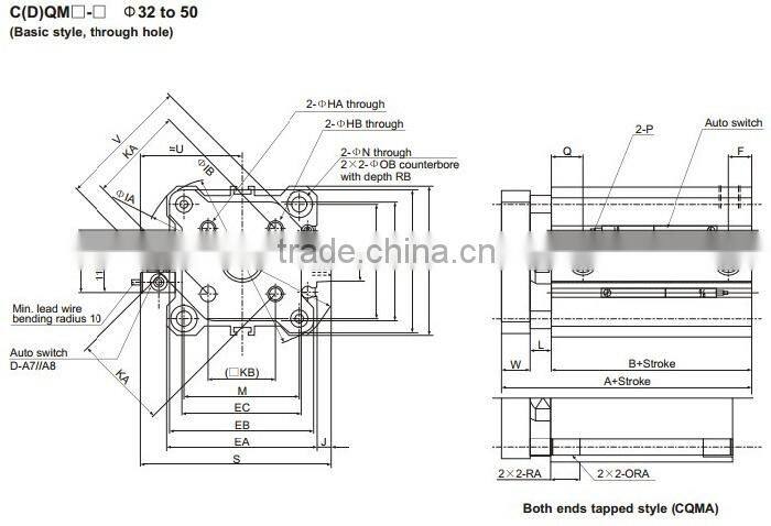 CQM Series Compact Cylinder Guide Rod Type