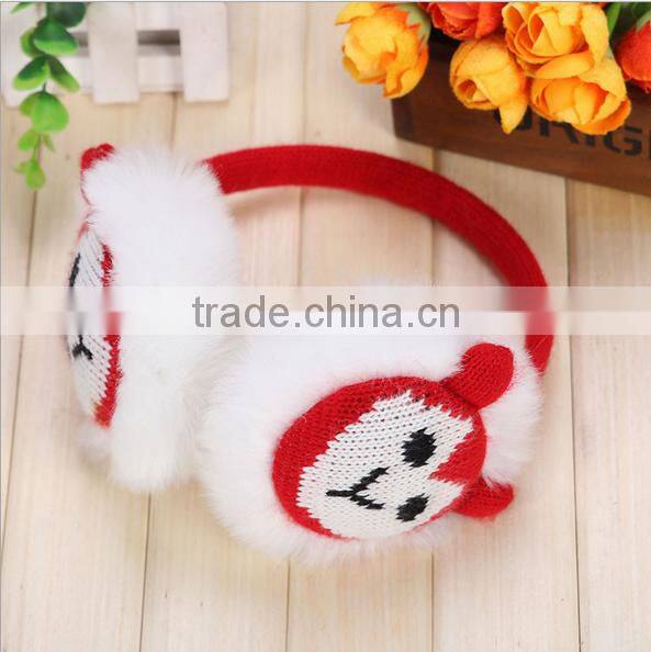 Knitted Animal Head Warm Earmuffs For Teen