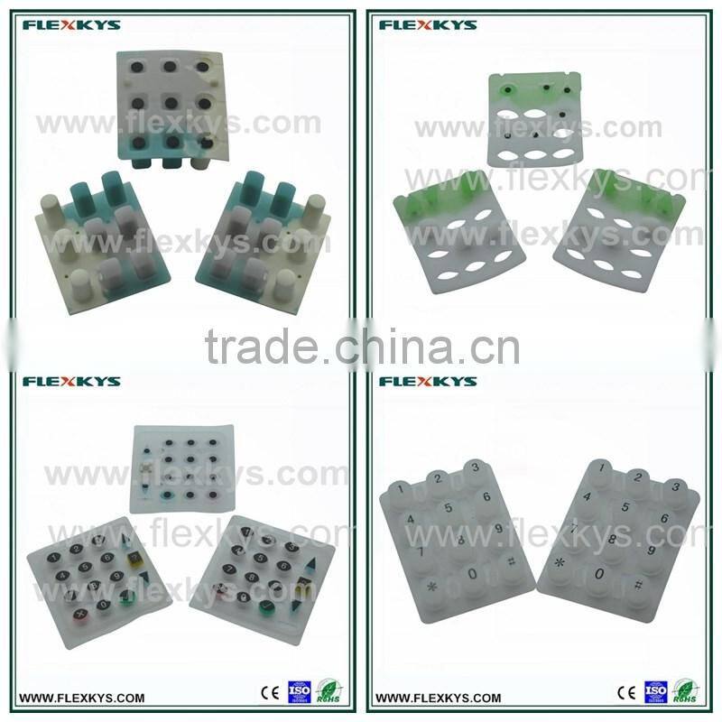 Customized special-used luminous silicone rubber keypad with technical support