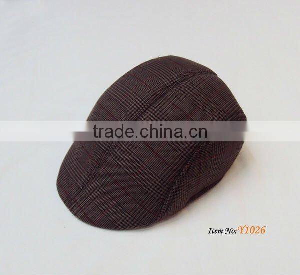 2014 cheap hiphop custom flat cap/hat ivy caps cotton warm winter for man