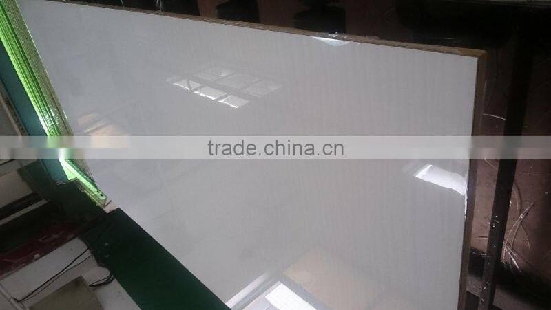 Popular white color high glossy pvc mdf board --Kohler supplier