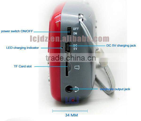 New products 2015 innovative product tf card mp3 player